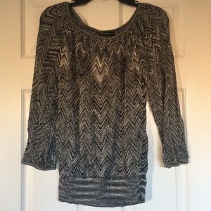 Black and Silver Sweater